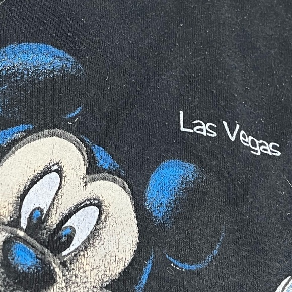 Vintage Mickey Mouse Nevada Las Vegas 1990s Cartoon Disney Sweatshirt - Picture 3 of 5